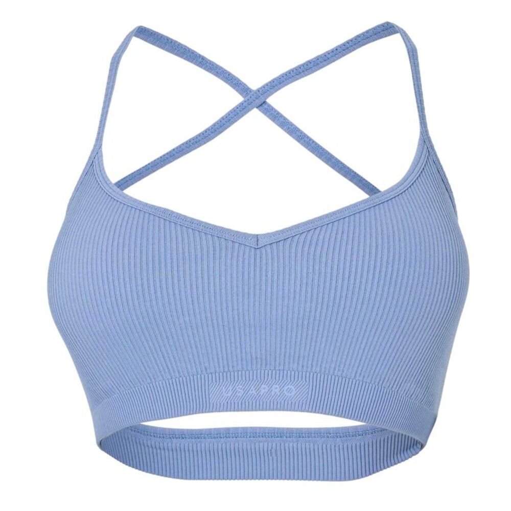 USA Pro Womens/Ladies Scrunch Sports Bra / Dusk